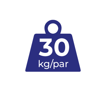 30 kg/par